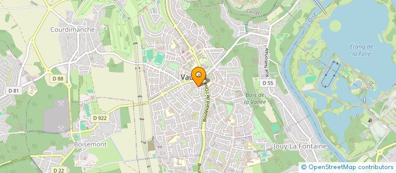 localisation de l'entreprise MONSIEUR BOUBACAR BAH  VAUREAL