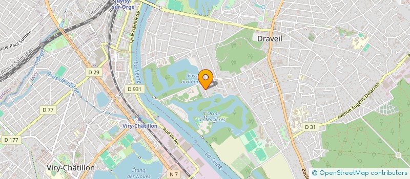 localisation de l'entreprise MONSIEUR BOUBACAR BAH à DRAVEIL