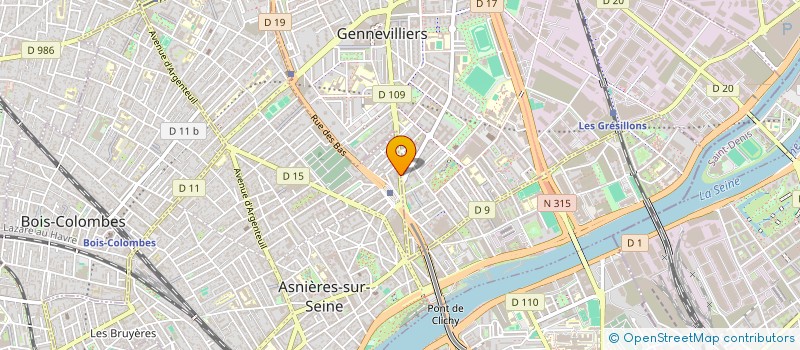 localisation de l'entreprise MONSIEUR BOUBACAR BALDE à GENNEVILLIERS