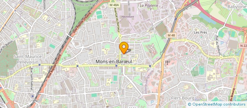 localisation de l'entreprise MONSIEUR BOUBACAR BALDE  MONS-EN-BARUL