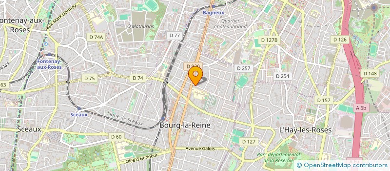 localisation de l'entreprise MONSIEUR BOUBACAR BARRY à BOURG-LA-REINE