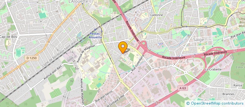 localisation de l'entreprise MONSIEUR BOUBACAR BARRY  PESSAC