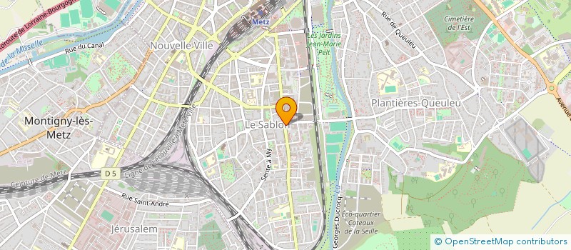 localisation de l'entreprise MONSIEUR BOUBACAR BARRY  METZ