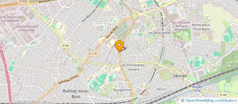 localisation de l'entreprise MONSIEUR BOUBACAR DEMBELE  SEVRAN