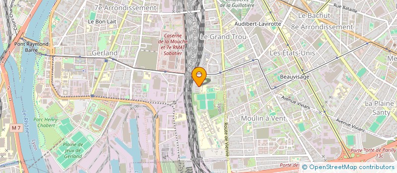 localisation de l'entreprise MONSIEUR BOUBACAR DIA  LYON 8EME