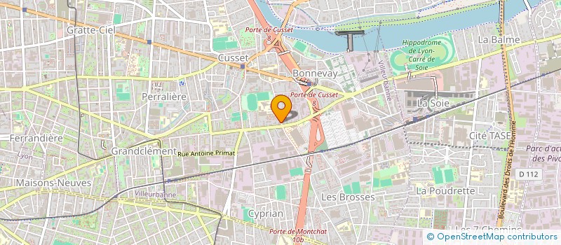 localisation de l'entreprise MONSIEUR BOUBACAR DIA  VILLEURBANNE