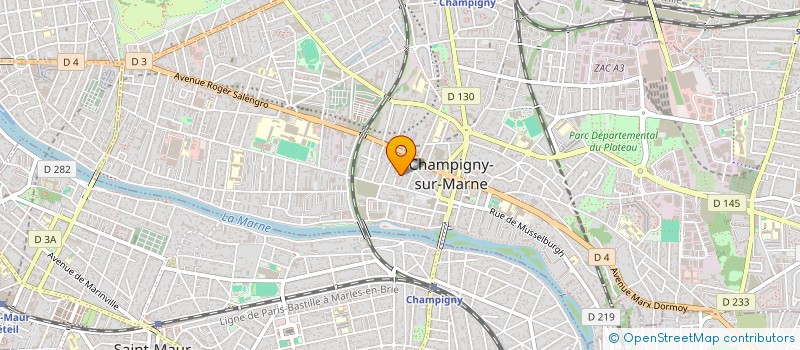 localisation de l'entreprise MONSIEUR BOUBACAR DIALLO à CHAMPIGNY SUR MARNE