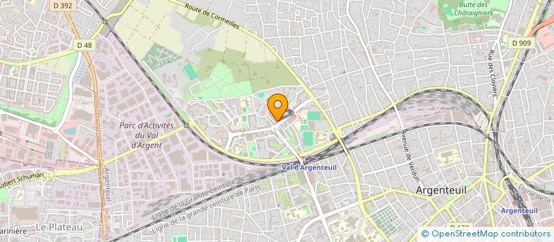 localisation de l'entreprise MONSIEUR BOUBACAR DIALLO  ARGENTEUIL