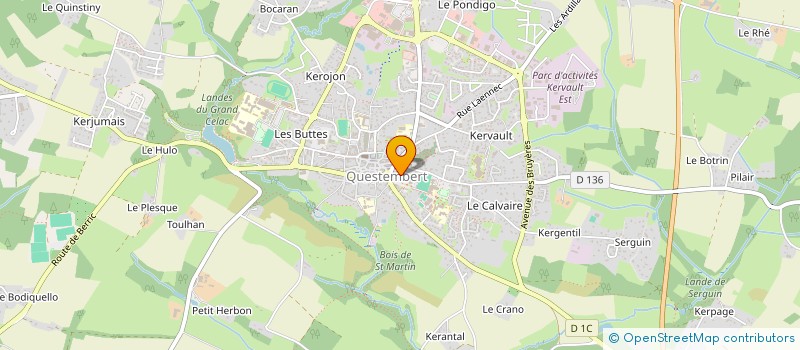 localisation de l'entreprise MONSIEUR BOUBACAR DIALLO  QUESTEMBERT