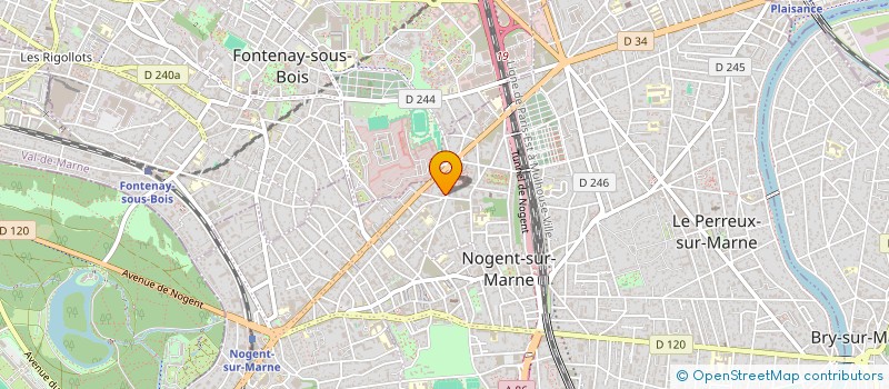 localisation de l'entreprise MONSIEUR BOUBACAR DIALLO  NOGENT-SUR-MARNE