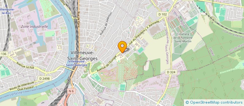 localisation de l'entreprise MONSIEUR BOUBACAR DIALLO  VILLENEUVE-SAINT-GEORGES