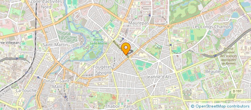 localisation de l'entreprise MONSIEUR BOUBACAR DIALLO  RENNES