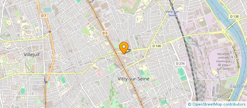 localisation de l'entreprise MONSIEUR BOUBACAR DIALLO  VITRY-SUR-SEINE