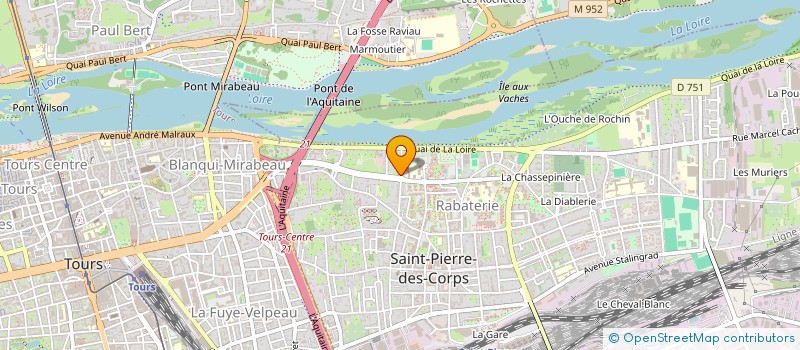 localisation de l'entreprise MONSIEUR BOUBACAR DIALLO  SAINT-PIERRE-DES-CORPS