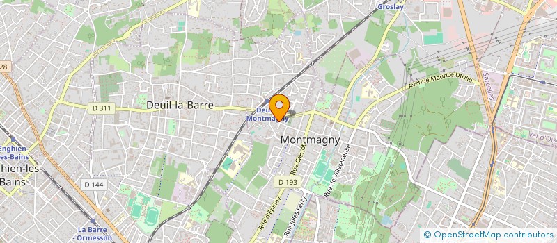 localisation de l'entreprise MONSIEUR BOUBACAR DIALLO  MONTMAGNY