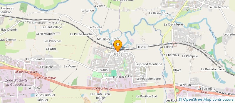 localisation de l'entreprise MONSIEUR BOUBACAR DIALLO  BRECE