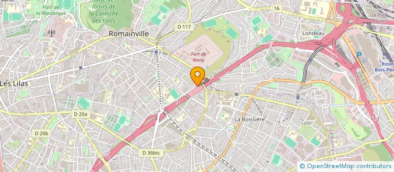 localisation de l'entreprise MONSIEUR BOUBACAR DIALLO à ROMAINVILLE