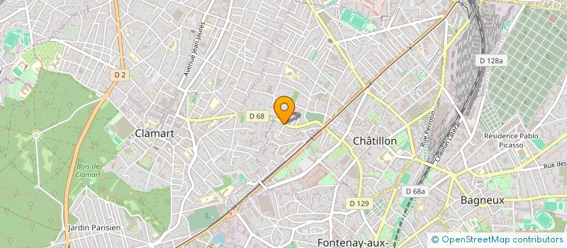localisation de l'entreprise MONSIEUR BOUBACAR DIALLO à CHATILLON