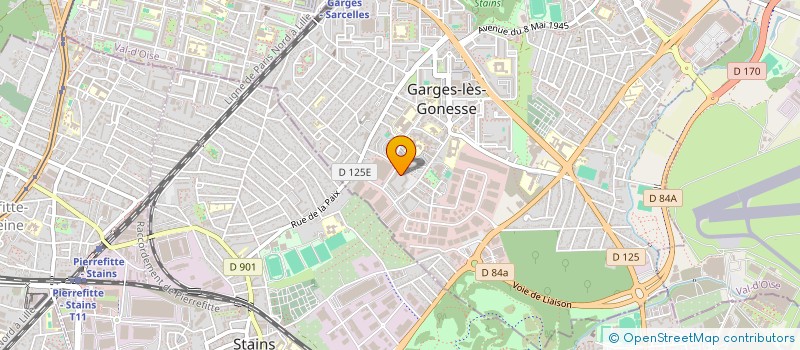 localisation de l'entreprise MONSIEUR BOUBACAR DIOP  GARGES-LES-GONESSE