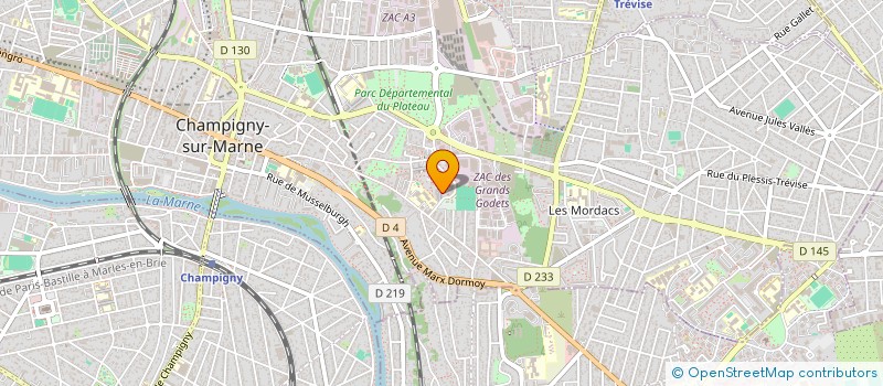 localisation de l'entreprise MONSIEUR BOUBACAR DIOP à CHAMPIGNY-SUR-MARNE