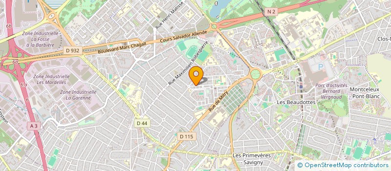 localisation de l'entreprise MONSIEUR BOUBACAR FALL à AULNAY-SOUS-BOIS
