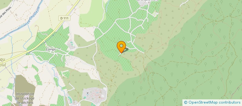 localisation de l'entreprise MONSIEUR BOUBACAR GADJIGO  GROSPIERRES