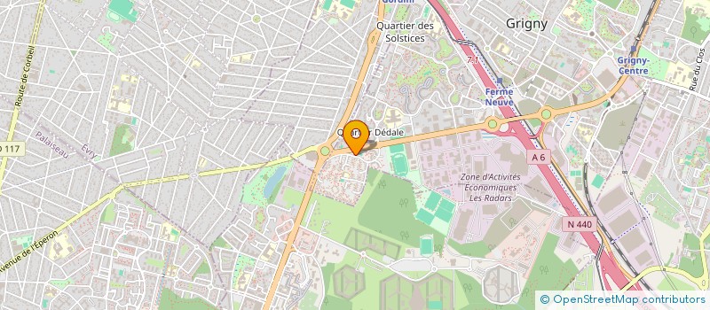 localisation de l'entreprise MONSIEUR BOUBACAR KEITA  GRIGNY