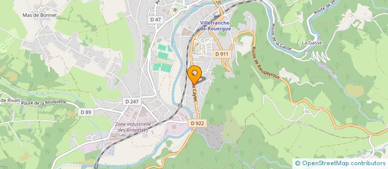 localisation de l'entreprise MONSIEUR BOUBACAR KONATE  VILLEFRANCHE-DE-ROUERGUE