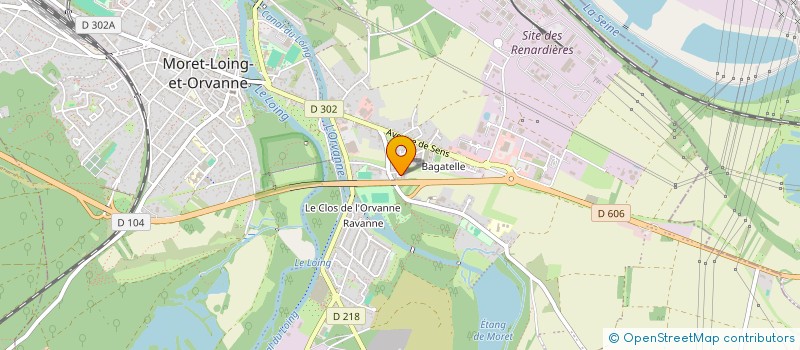 localisation de l'entreprise MONSIEUR BOUBACAR KOUMA  MORET-LOING-ET-ORVANNE