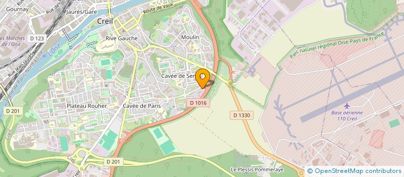 localisation de l'entreprise MONSIEUR BOUBACAR MARIKO  CREIL