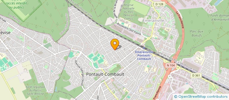 localisation de l'entreprise MONSIEUR BOUBACAR MAZARIN  PONTAULT-COMBAULT