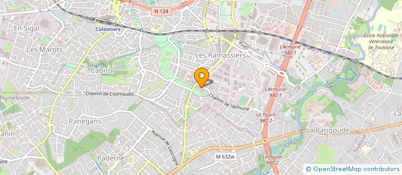 localisation de l'entreprise MONSIEUR BOUBACAR SABATIER à COLOMIERS