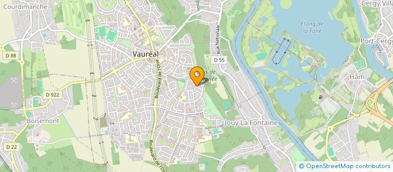 localisation de l'entreprise MONSIEUR BOUBACAR SADIO à VAUREAL