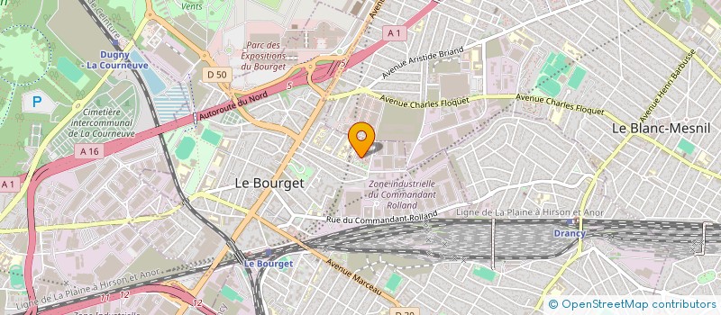 localisation de l'entreprise MONSIEUR BOUBACAR SAGNA à LE BOURGET