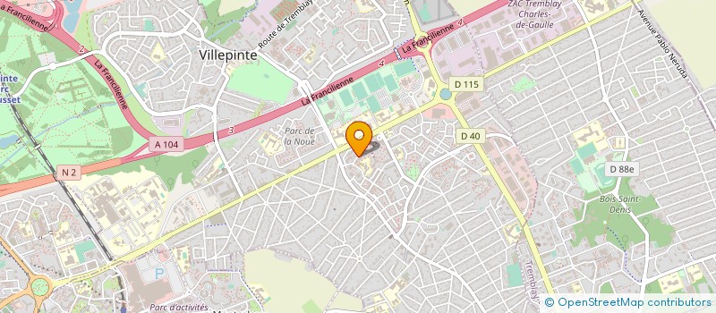 localisation de l'entreprise MONSIEUR BOUBACAR SEY à VILLEPINTE