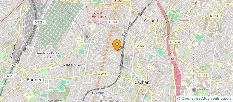 localisation de l'entreprise MONSIEUR BOUBACAR SIDIKI DIARRA  CACHAN