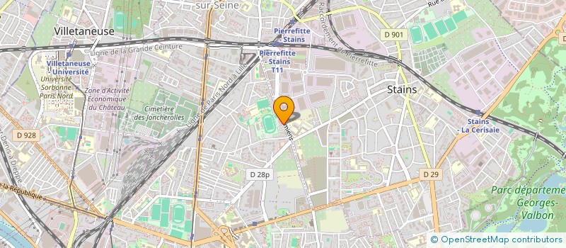 localisation de l'entreprise MONSIEUR BOUBACAR SISSOKO à PIERREFITTE-SUR-SEINE