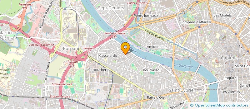 localisation de l'entreprise MONSIEUR BOUBACAR SOUMARE  TOULOUSE