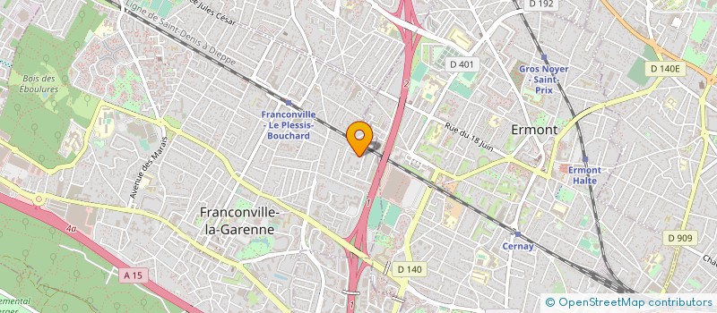 localisation de l'entreprise MONSIEUR BOUBACAR SYLLA à FRANCONVILLE