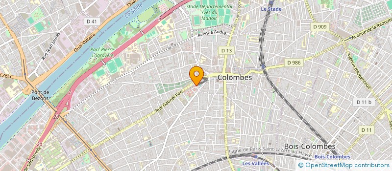 localisation de l'entreprise MONSIEUR BOUBACAR SYLLA BOUBACAR à COLOMBES