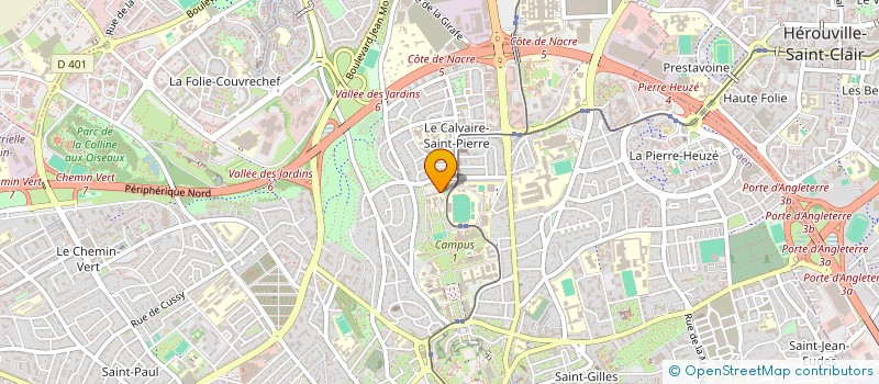 localisation de l'entreprise MONSIEUR BOUBACAR TRAORE à CAEN