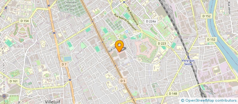 localisation de l'entreprise MONSIEUR BOUBACAR YATERA à VITRY-SUR-SEINE