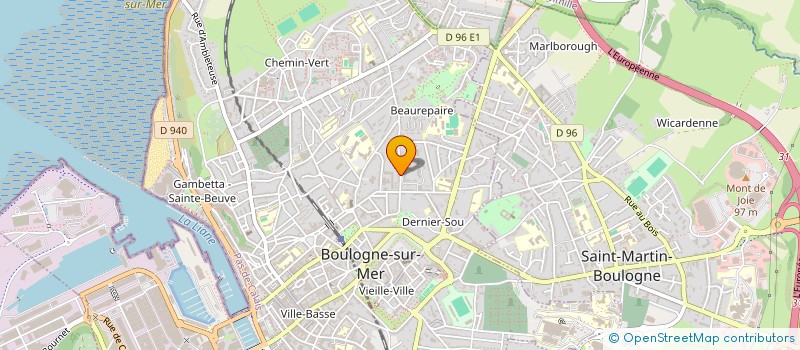 localisation de l'entreprise MONSIEUR BOUBAKAR BELMAHI  BOULOGNE-SUR-MER