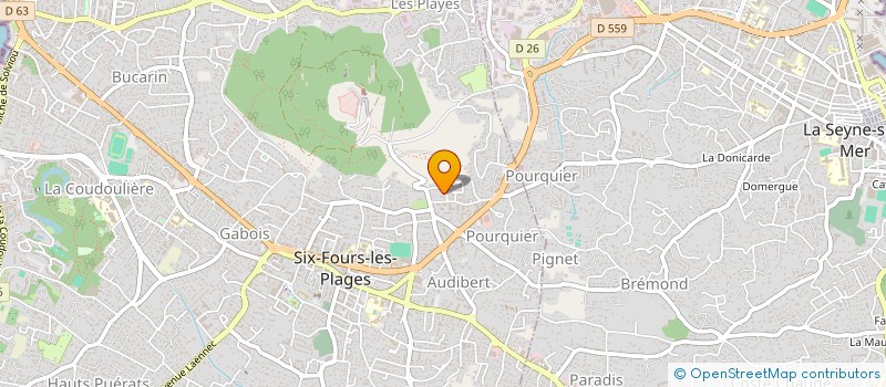 localisation de l'entreprise MONSIEUR BOUBAKAR CAMARA à SIX-FOURS-LES-PLAGES