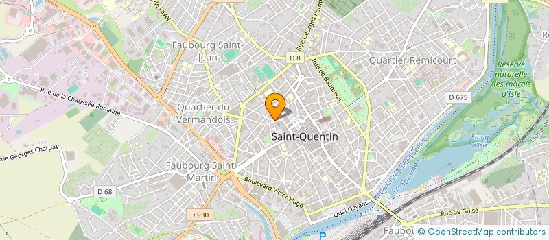 localisation de l'entreprise MONSIEUR BOUBAKAR DIALLO à SAINT-QUENTIN