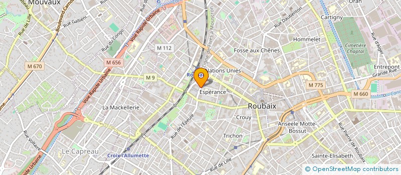 localisation de l'entreprise MONSIEUR BOUBAKAR GALAKHO  ROUBAIX