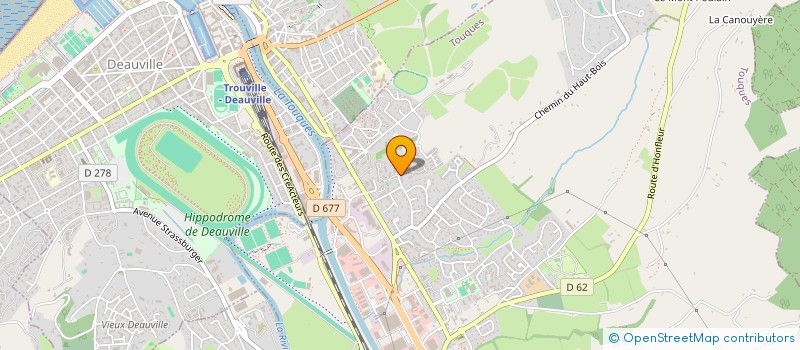 localisation de l'entreprise MONSIEUR BOUBAKAR THIOUNE LAM  TOUQUES