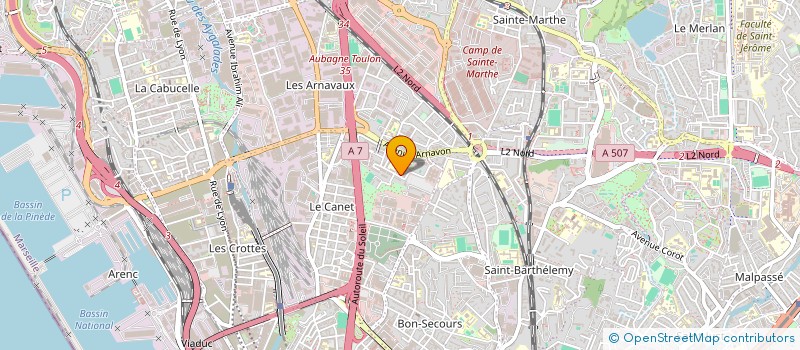 localisation de l'entreprise MONSIEUR BOUBAKAR TOUATI à MARSEILLE