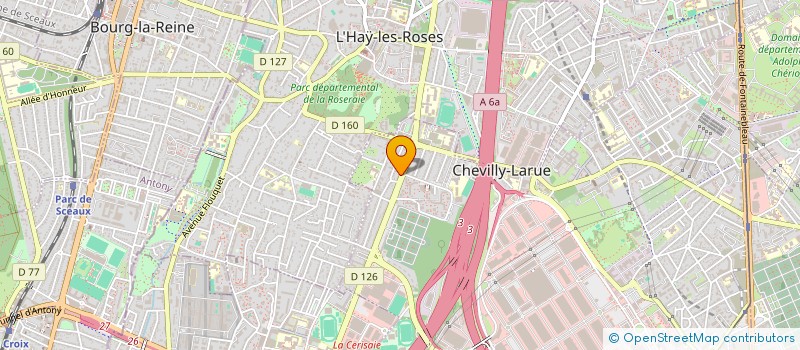 localisation de l'entreprise MONSIEUR BOUBAKAR-ZINEDDINE KEDADRA  CHEVILLY-LARUE