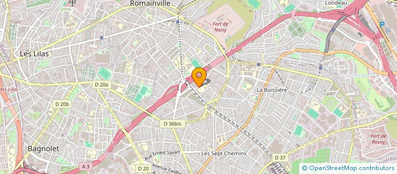 localisation de l'entreprise MONSIEUR BOUBAKARY SISSOKO à ROMAINVILLE